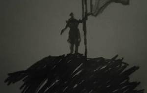 修羅王、鬼王に勝利の印 - 真鍋哲地