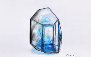 青い鉱石 - wasabi