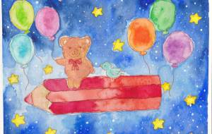 鉛筆で夜空旅行 - 風船マナミ