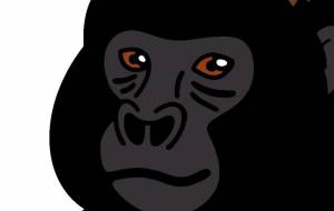 ニシローランドゴリラ - シマハイエナ