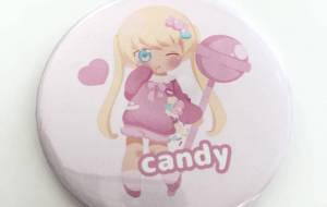 ゆめかわキャンディ缶ミラー - 安岡ひろ