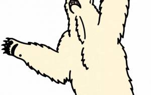 ホッキョクグマ - シマハイエナ