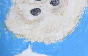 心配する犬 - ルーナ