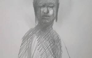 血の涙、世界を思う仏様 - 真鍋哲地