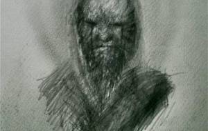 悲しみ後光のあるホームレス - 真鍋哲地