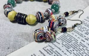 ブレスレットとピアス きいろ - のんき のこ