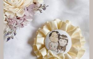 似顔絵ロゼット - 似顔絵師みい