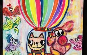 気球に乗って旅行 - 真心