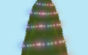 クリスマスツリー - しずく 