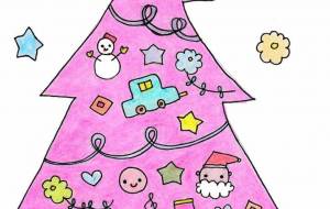 ピンク色のクリスマスツリー２ - Asami 