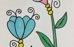 手描きイラスト 花 - ゆかたん