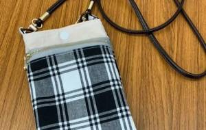 スマホショルダー サコッシュ - みかんの皮
