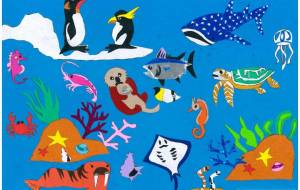 海の中の生き物シリーズ7 - 猫職人