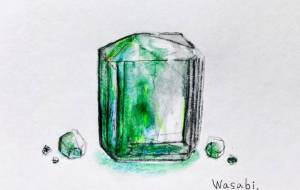 緑色の宝石欠片 - wasabi 