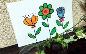 手描きイラスト 花 - ゆかたん