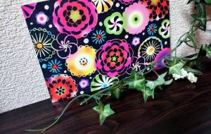 スクラッチアート キモノフラワー - ゆかたん