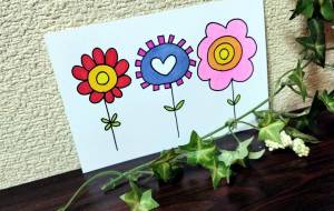 手描きイラスト 花 - ゆかたん