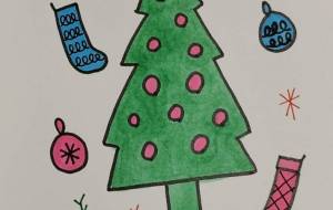 手描きイラスト クリスマス - ゆかたん