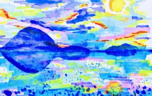 夕方5時の海 - wasabi