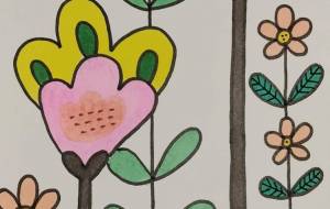 手描きイラスト 花 - ゆかたん