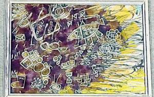 さかなクン…てくてく。キラキラ - 万煉(まれん)