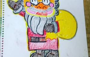 シーサーサンタクロース - クレヨンManya