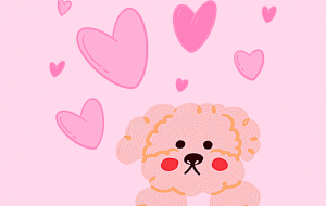 ハートとわんちゃん - ゆかたん