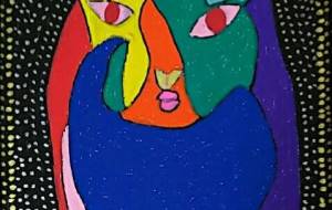 点描のうさぎ - 田中郷