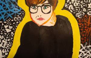 幻覚を見る女ー自画像 - Yuri Kawashima - 川島ゆり