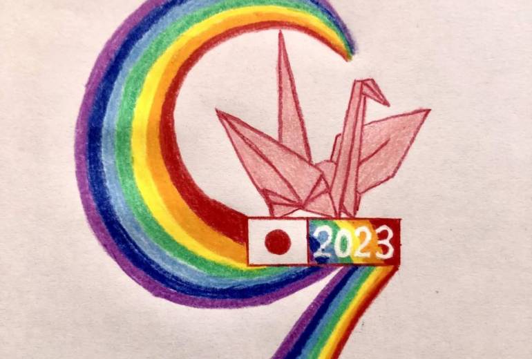 2023広島Ｇ７サミット　落選ロゴ