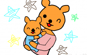 親子で仲良く - ニューロくん