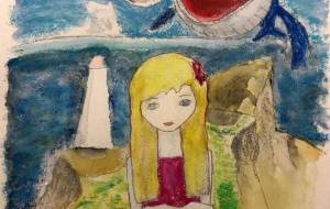 空飛ぶくじらと少女 - 加藤シンタロウ