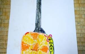 明るい色の三線イラスト - クレヨンManya