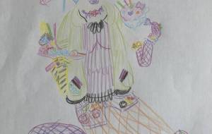 ケーキを食べてる女の子 - 【イベント】日本メタバース協会「ディセントラランド」NFT+原画販売