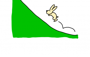 うさぎののぼり坂 - わきっちょ