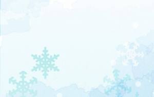 雪の降る日のポストカード - み