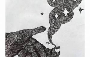 魔法のカケアミハンド - 【イベント】日本メタバース協会「ディセントラランド」NFT+原画販売