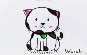 しろぶちねこ - wasabi