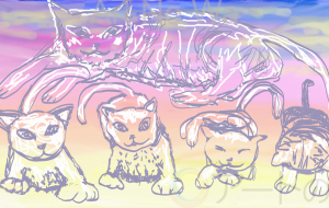 ネコ達 - ゆふーち