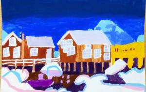 冬のまち - わかな