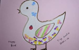 happy Bird(ビオラとてんとう虫と青い蝶2) - 【イベント】日本メタバース協会「ディセントラランド」NFT+原画販売