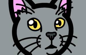 ロシアンブルー - シマハイエナ