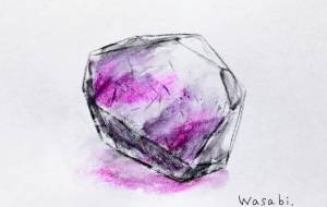 紫色の宝石 - wasabi 