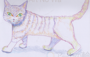 ピンクの猫 1 - ゆふーち