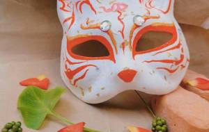 和に迷い混んだ猫さんたち。(狛犬さん柄) - Lion