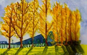 初描き!一発描き!風景画 - ジル