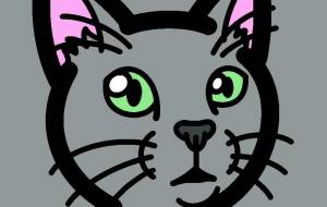 ロシアンブルー - シマハイエナ