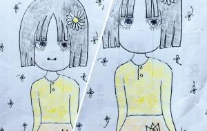 眉毛、口。ありと、なし。 - ぴぴ