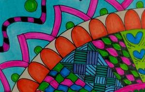 カラフルアート 曼荼羅 - ゆかたん