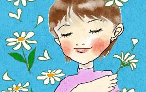 マーガレットと女性 - nao.k